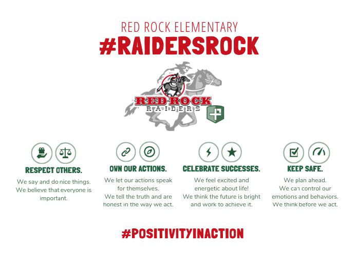 Red Rock Elementary Raiders Rock graphic