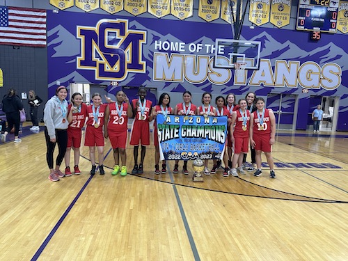 Girls basketball champions