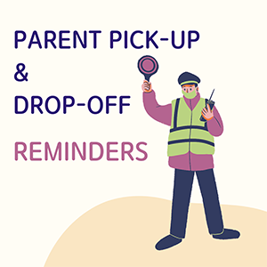 Crossing guard with walkie talkie holding up stop sign
